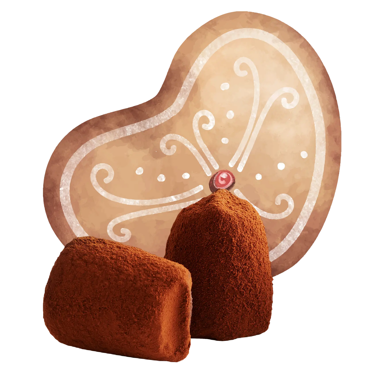 Gingerbread Chocolate Truffles - Bulk-0