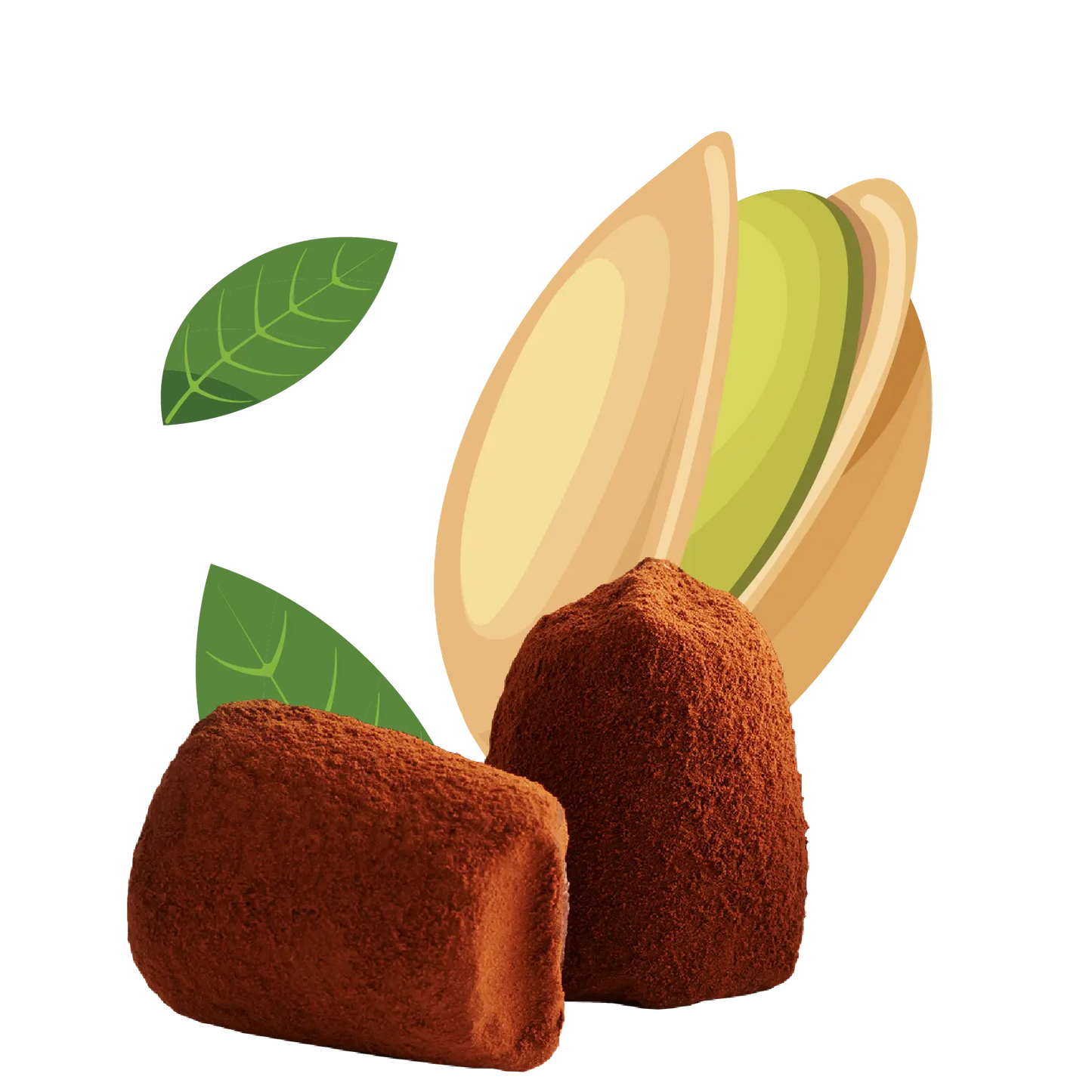 Pistachio Chocolate Truffles - bulk-0