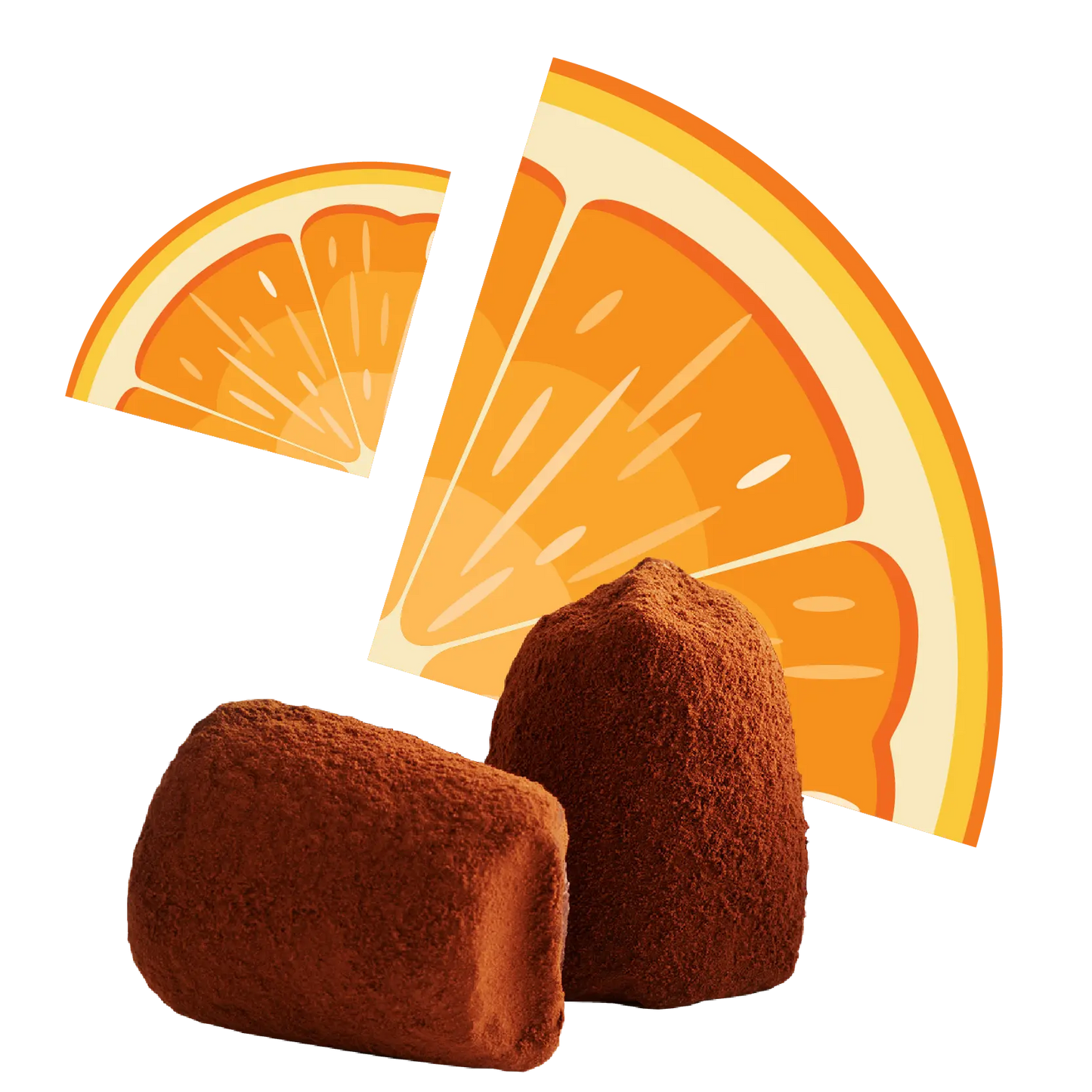 Confit Orange Chocolate Truffles - Bulk-0