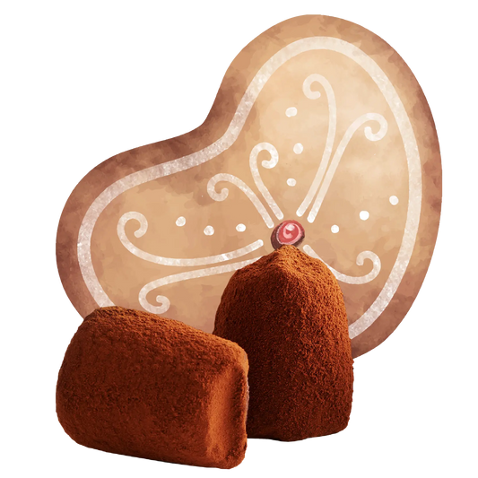 Gingerbread Chocolate Truffles - Bulk-0