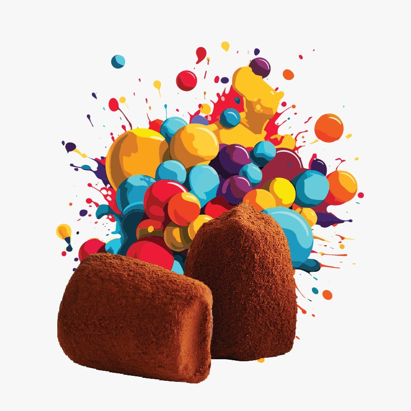 Popping Candy chocolate truffles - bulk-0