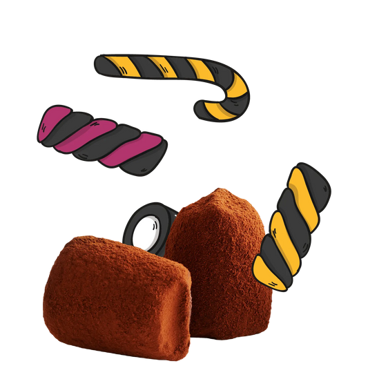 Liquorice chocolate truffle - Bulk-0