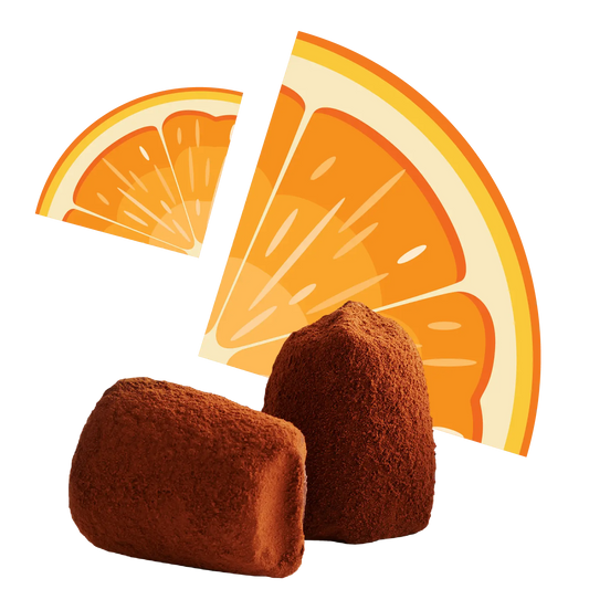 Confit Orange Chocolate Truffles - Bulk-0